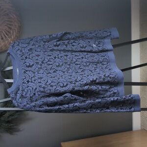 Halogen lace sweatshirt